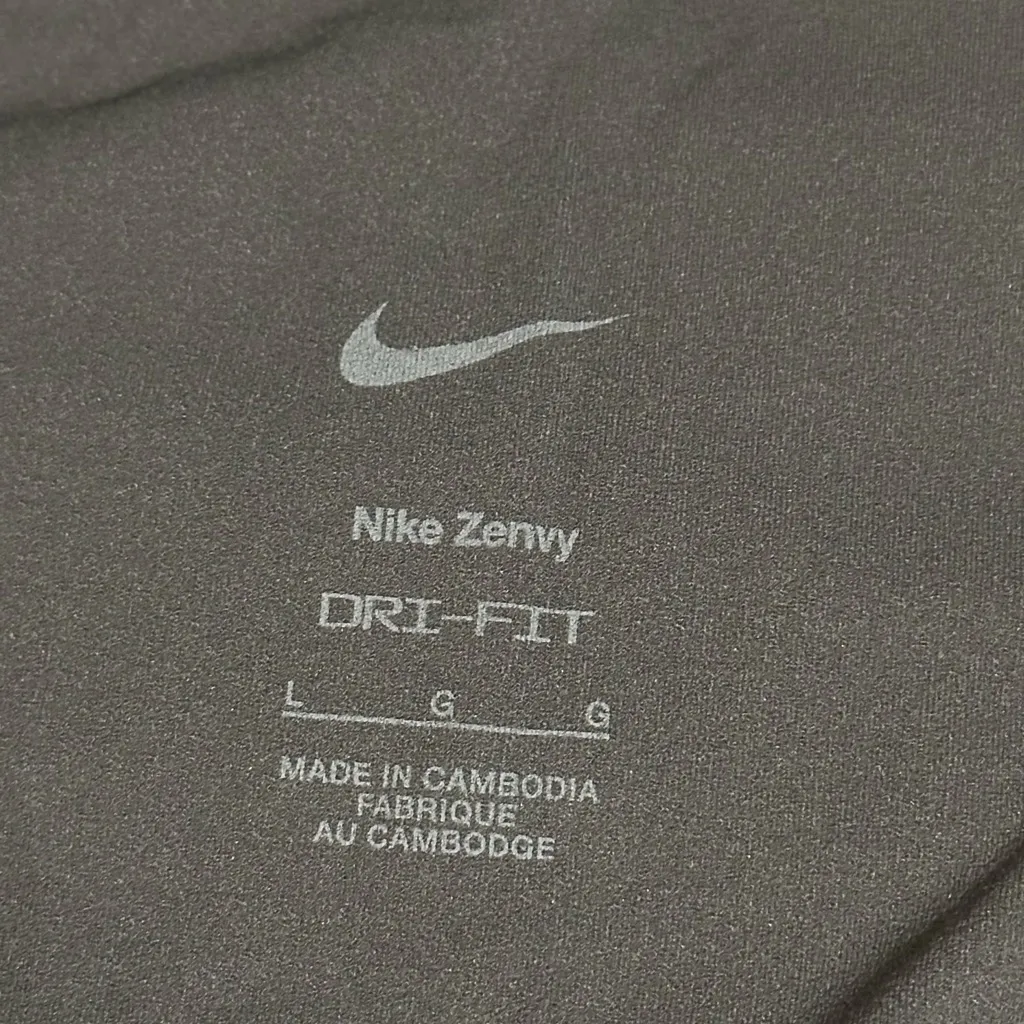 Nike Zenvy Gray Crop Leggings Large - Image 4