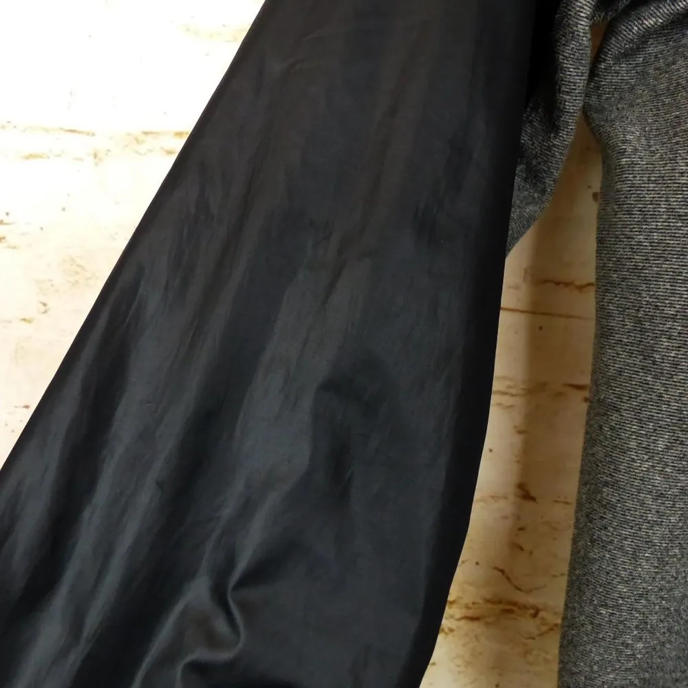 Under Armour Jacket Women M Black Gray ColdGear Fleece Infrared Loose Fit Hooded - Image 6