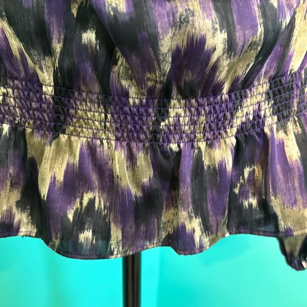 Michael Kors Peplum Top,  Off Shoulder Balloon Sleeve - Image 5