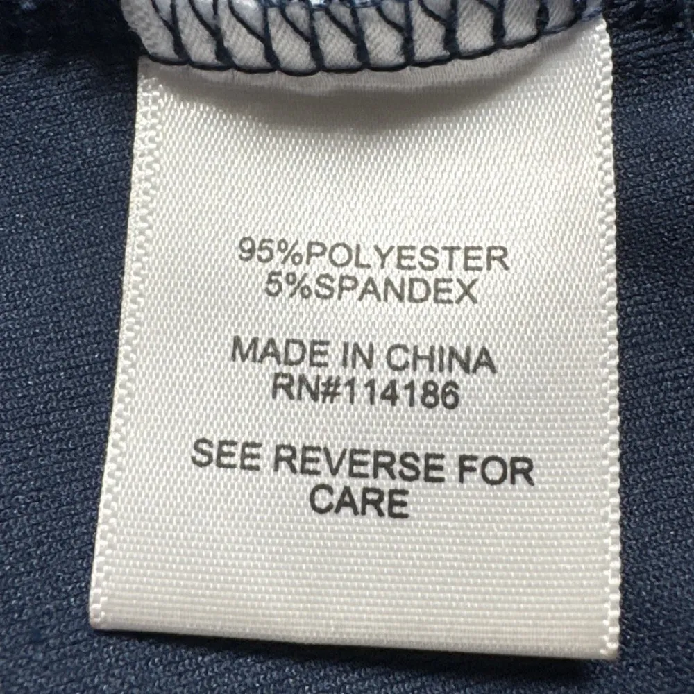 Juicy Couture Velour Skirt Mini Skater Y2K Rhinestone Logo Navy‎ Blue M - Image 5