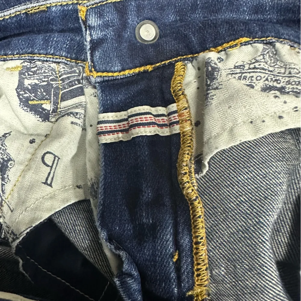 Anthro Pilcro and the Letterpress Straight Crop Raw Hem Blue Jean Womens 27 - Image 13