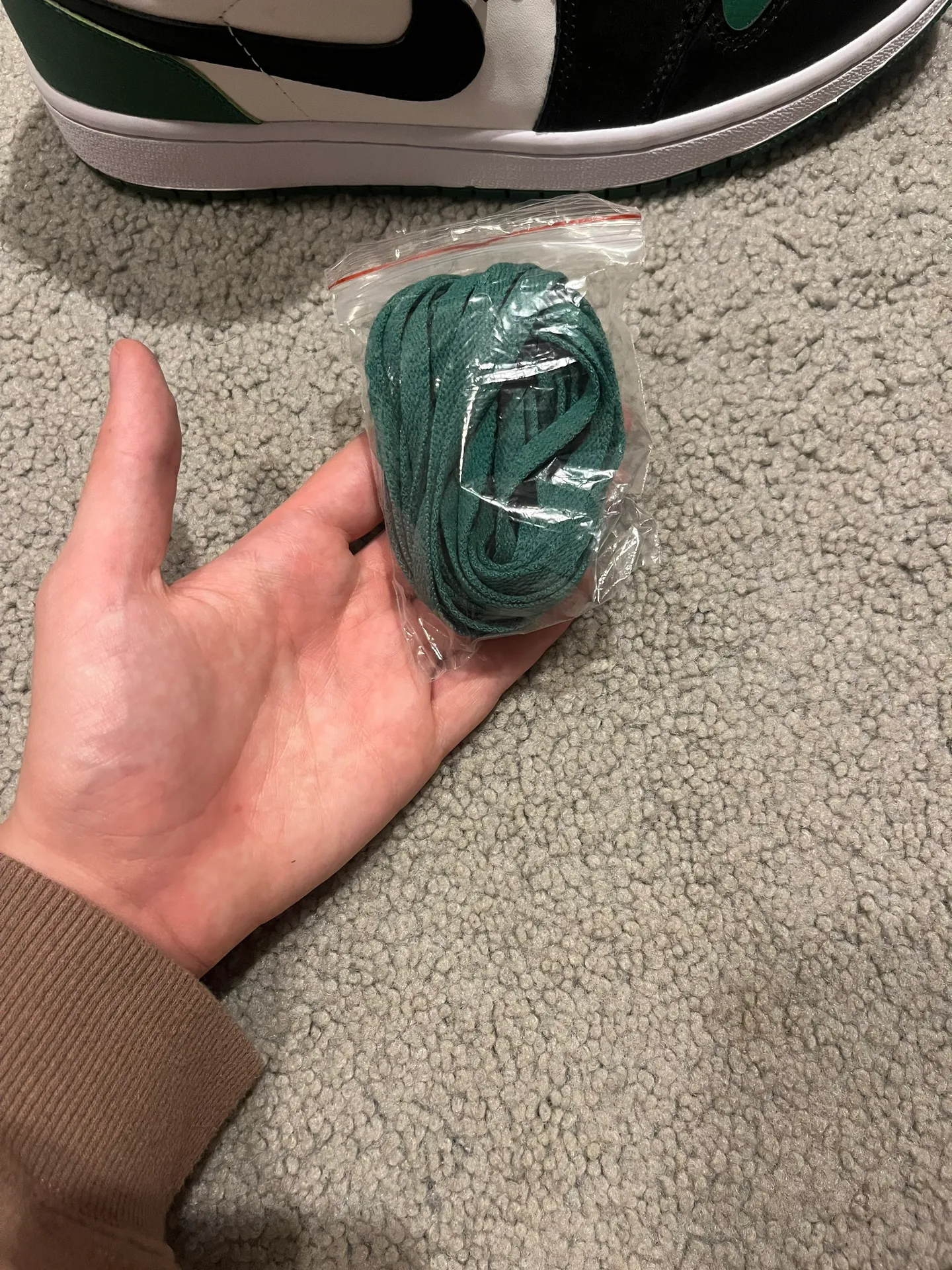 Nike Air Jordan 1 High Top Forest Green - Image 7