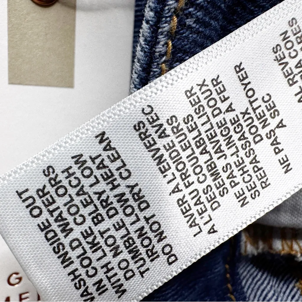 NWT Good American Good Waist Step Hem High Rise Stretch Denim Jeans Size 34 - Image 13