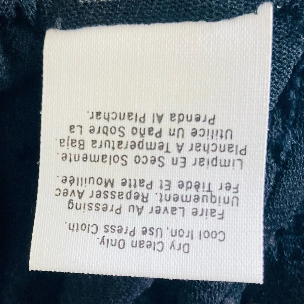 Vintage 90s gold label Donna Karan Signature sheer beaded long sleeved top. Med - Image 9