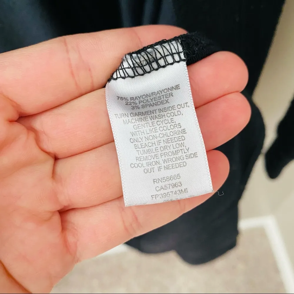 Free Press Open Front Cardigan Black Sz Small - Image 10