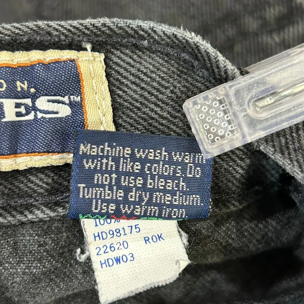 Harley Davidson‎ Jeans Womens 2 Black Biker Blues High Rise Straight Boyfriend - Image 11