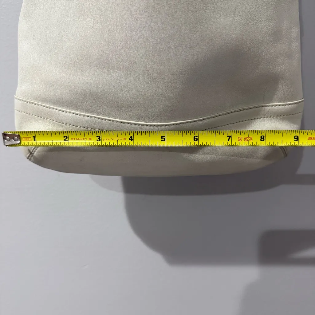 Coach VTG Legacy Slim 1415 White Leather Shoulder‎ Convertible Crossbody Bag N - Image 8