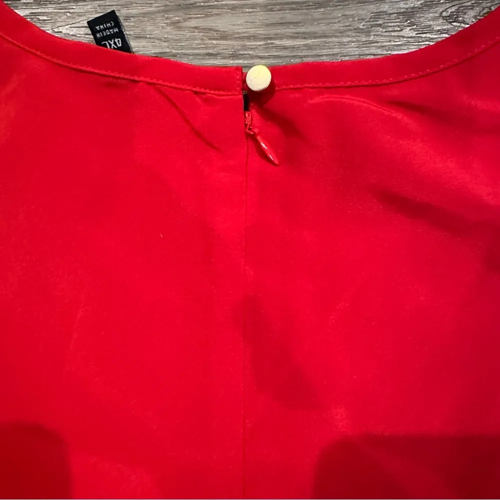 Women's Long‎ Sleeve Affinity Apparel Red Dress Top Size 4XL - Image 4