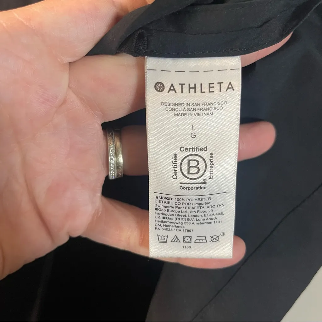 Athleta Black Topspin Dress Black - Image 9