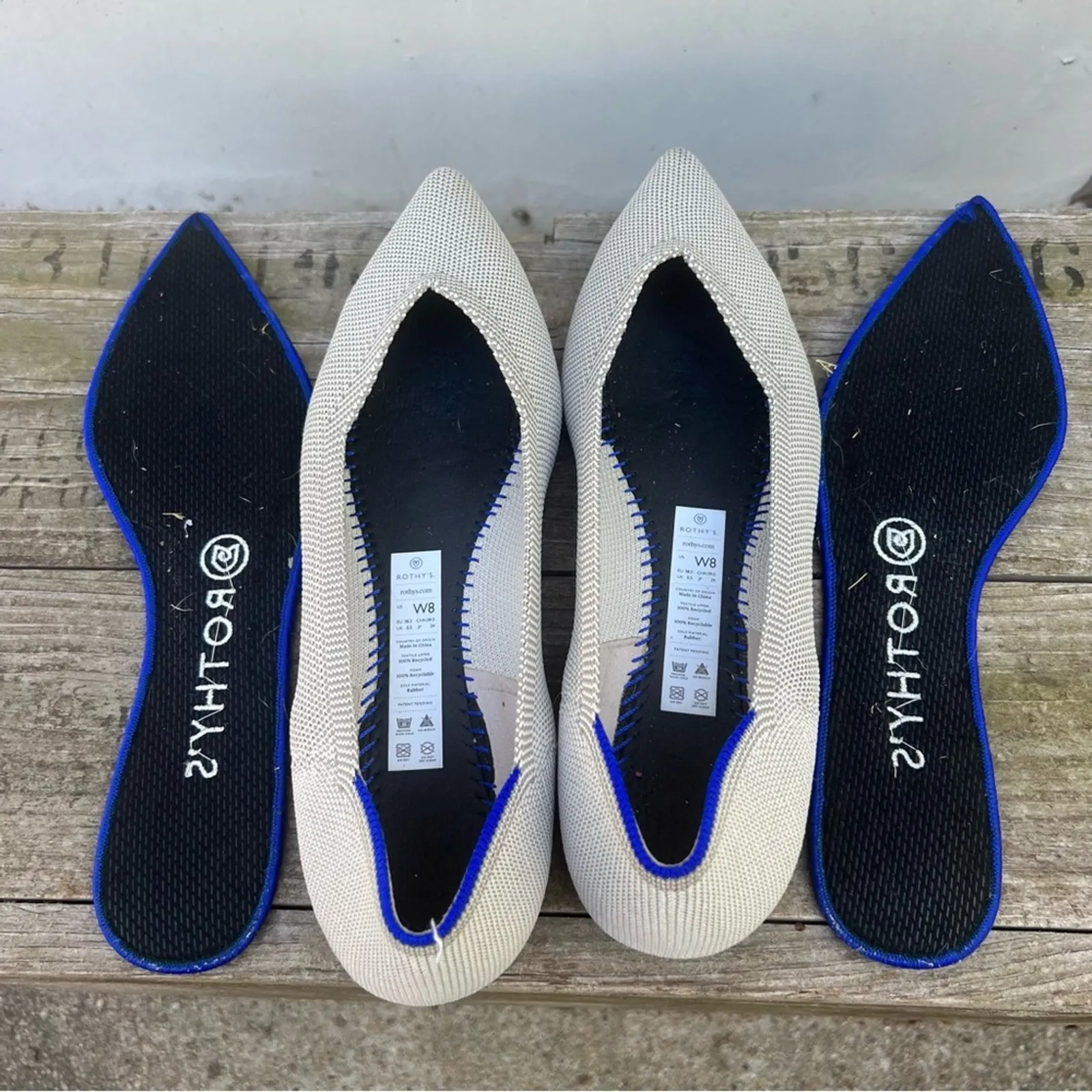 Rothy’s Gray The Point Flats - Image 7