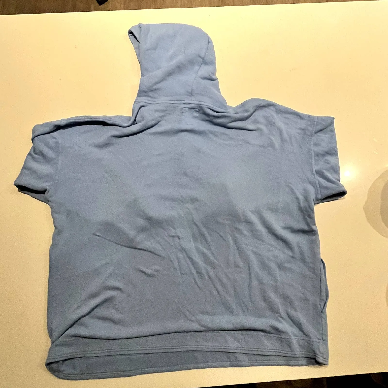 AERIE BABY BLUE WOMEN'S‎ SIZE MEDUIM WITH SIDE POCKET HOODED JACKET - Image 6