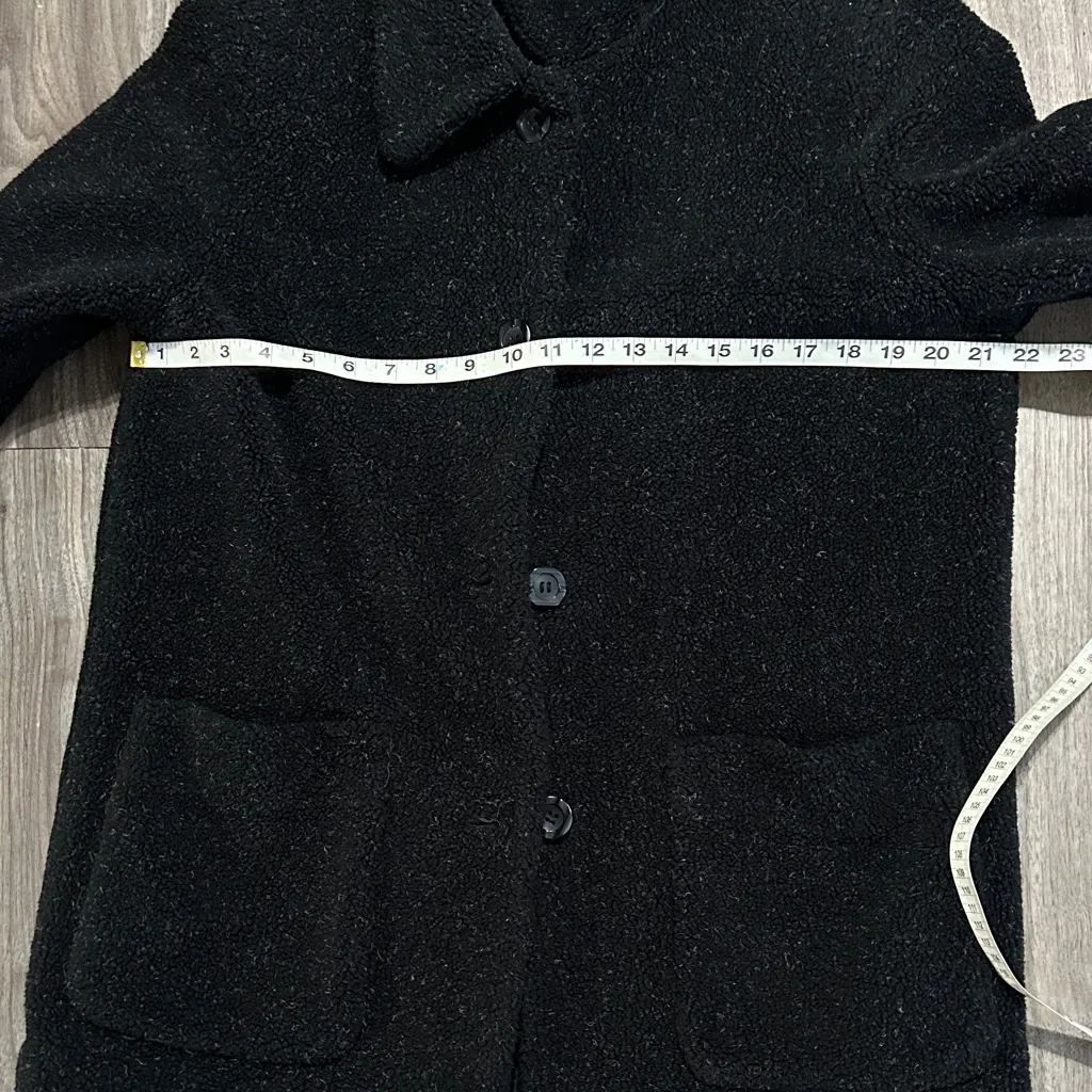 Kristen Blake Midnight Teddy Jacket Black Size M - Image 10