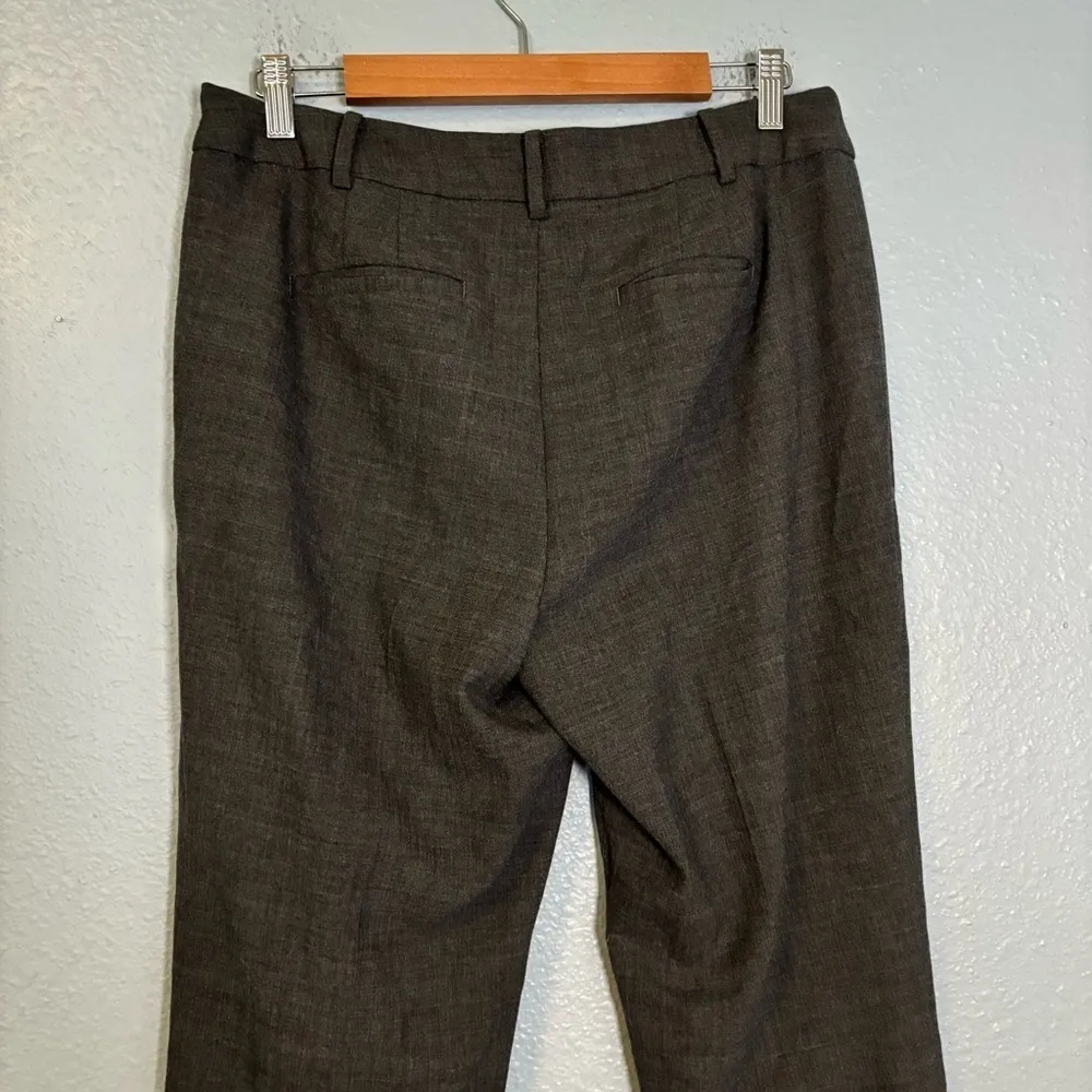 Talbots Women’s Chatham‎ Grey Wool Tapered Cropped Trouser - Image 8