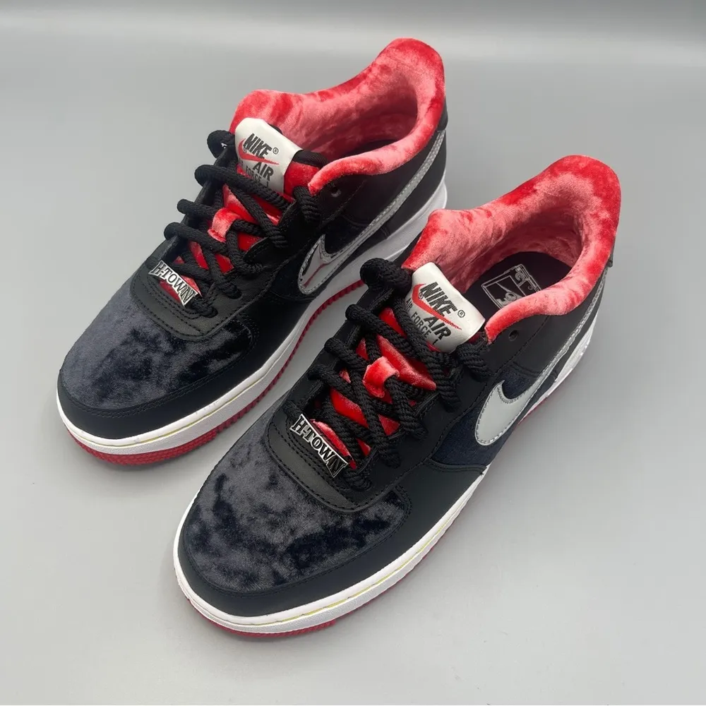 Air Force 1 Prm GS Houston Big Girl 5.5Y Black Multi-Color - Image 3