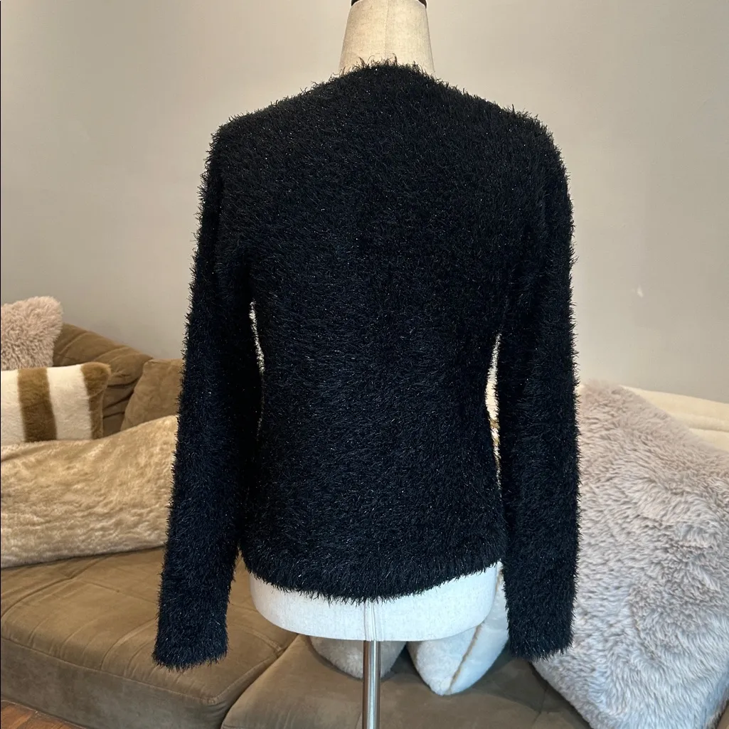 Festive Black Holiday Sweater - Image 4