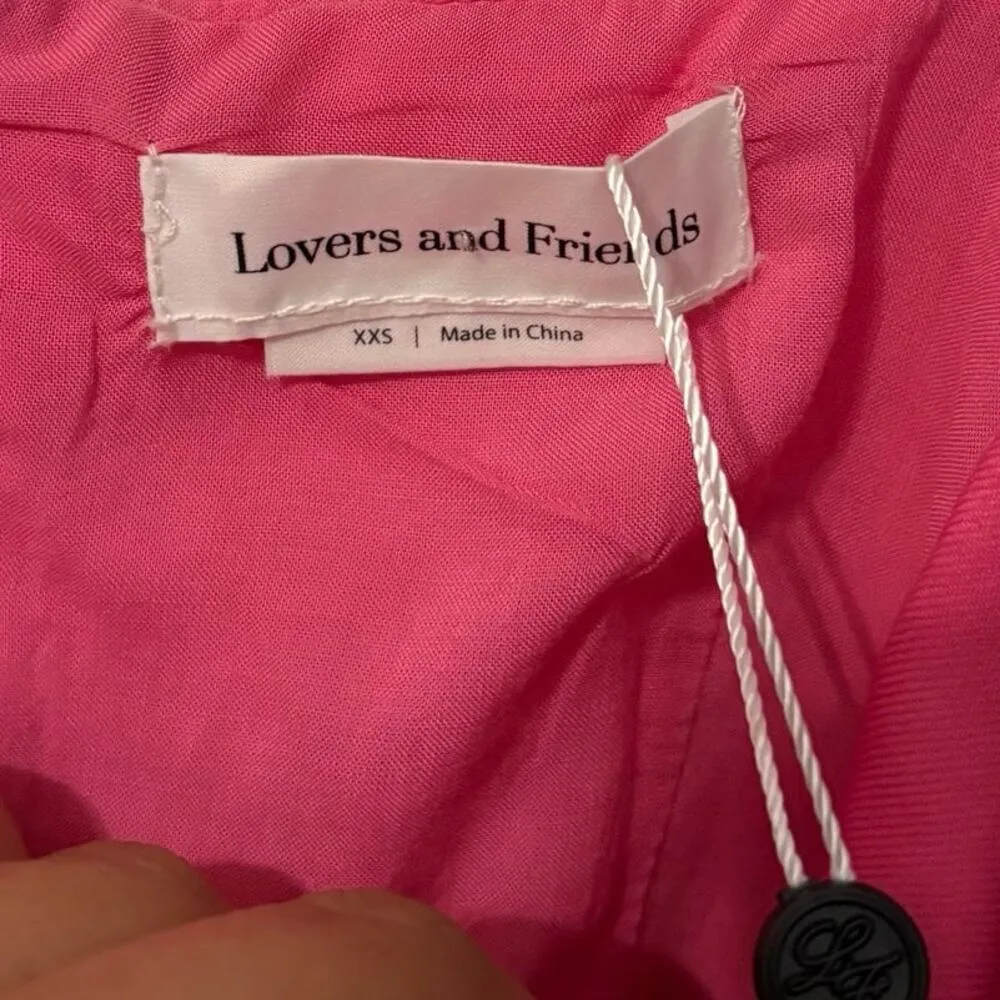 Lovers & Friends NWT Hot Pink Ellis Mini Dress Size XXS - Image 4