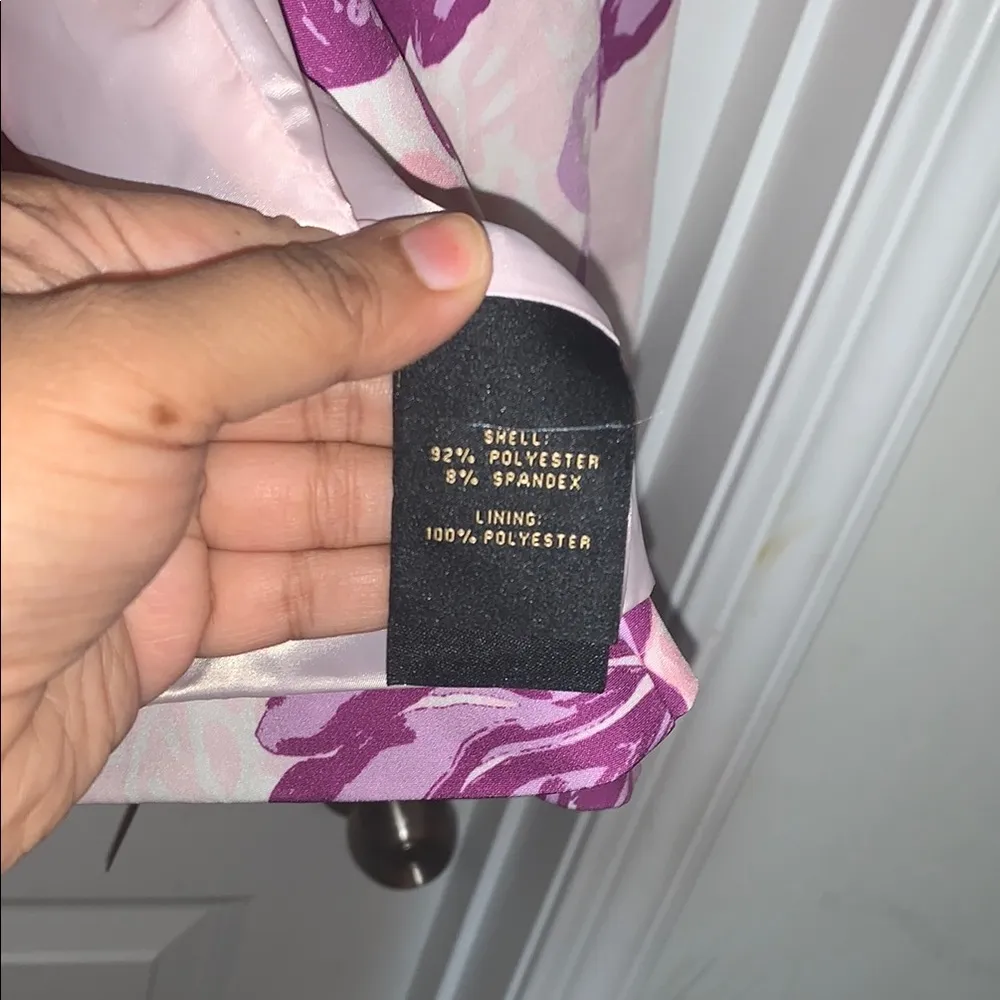 Kathy Ireland women’s fashion 360 Floral Pink and Purple Blazer 2x NWT - Image 8