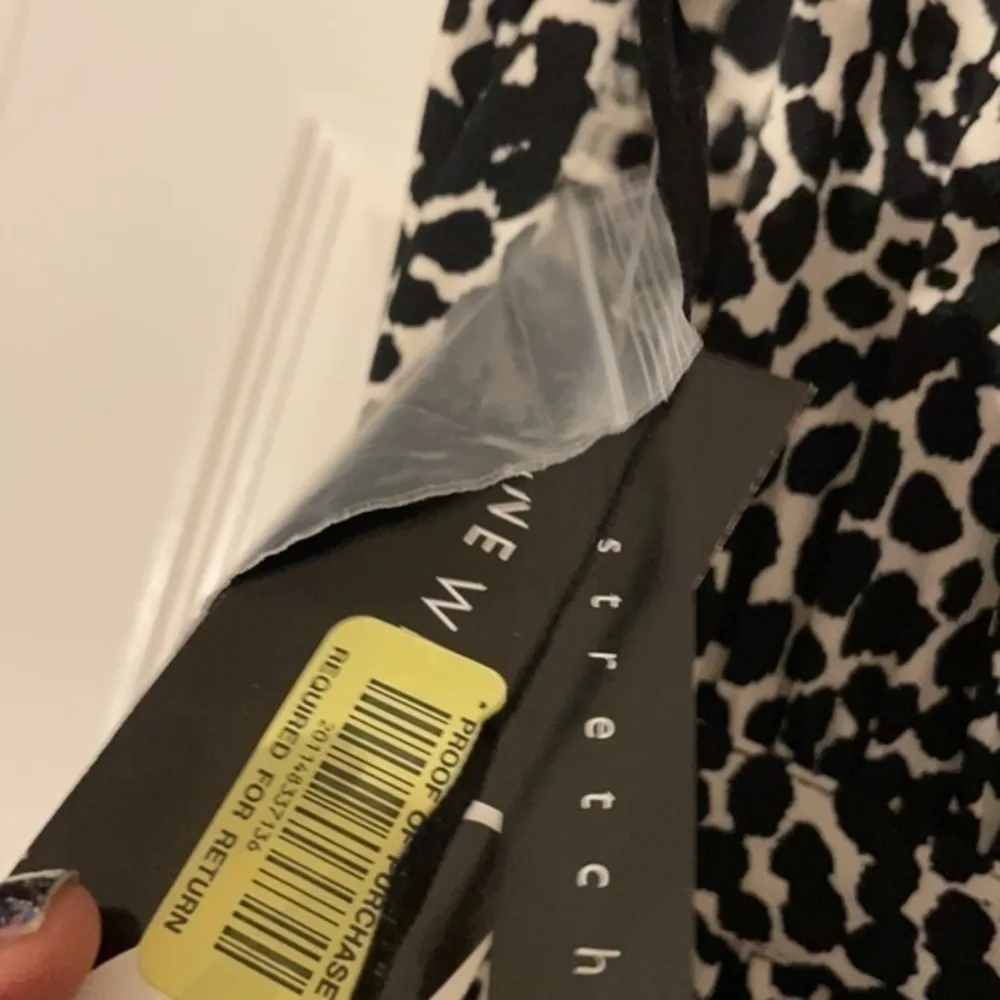 Nine West dress Animal Print Sleeveless Tribal MIDI dress - Image 5