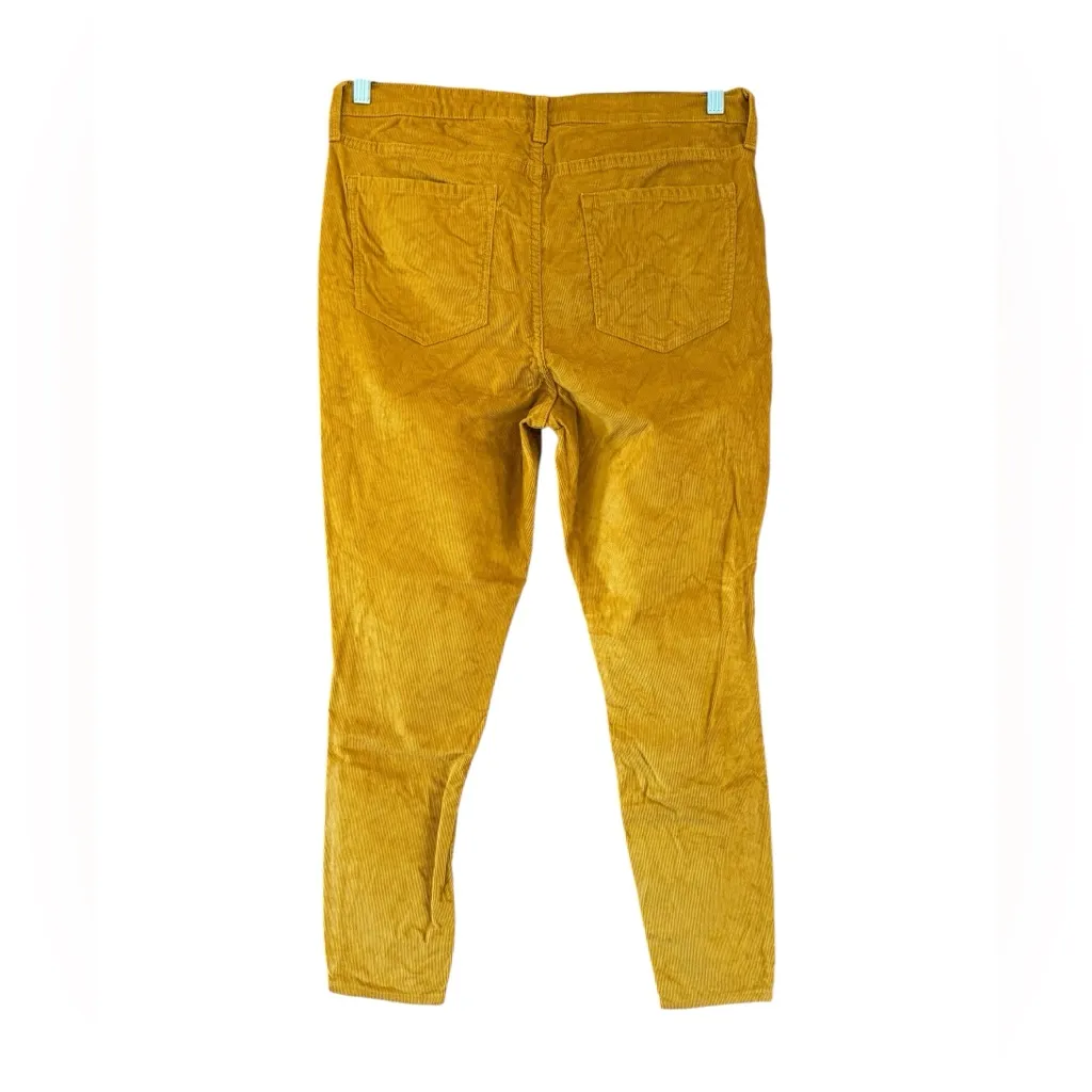 Old Navy Rockstar Super Skinny High Rise Mustard Corduroy Pants - Image 3