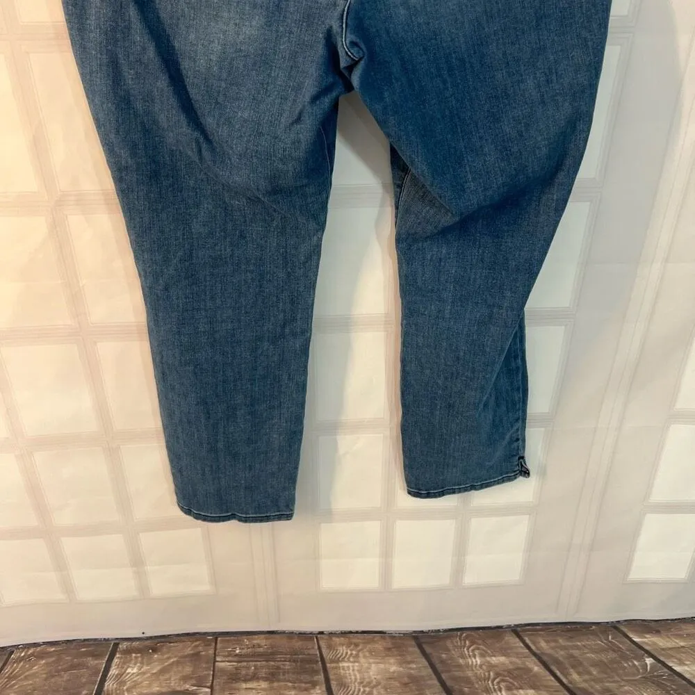 NYDJ Pull-on Straight Jeans In pristine Plus Size 16 - Image 8
