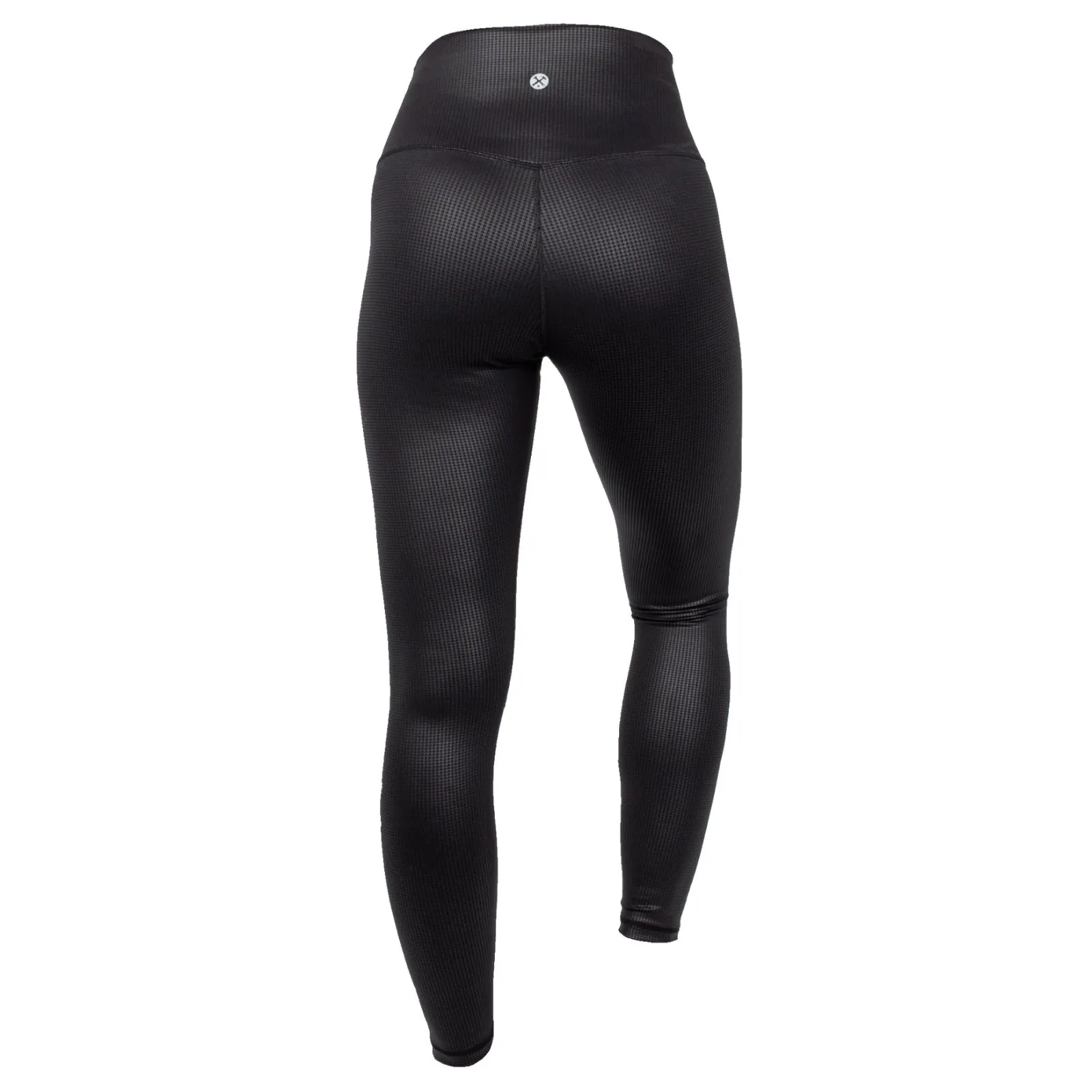 Dixxon Flannel | Women's Platinum Black Leggings Houndstooth Pattern Size Small - Image 4