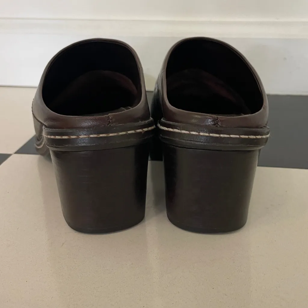 Gianni Bini Western Boot Square Toe Cut Out Mules 6 Brown Cowgirl Nashville - Image 7