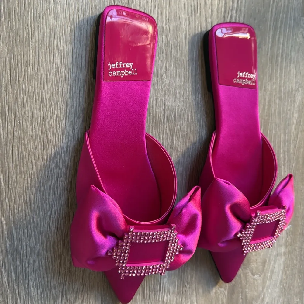 NEW Jeffrey Campbell Sit Pretty Flats Pink 6 - Image 8