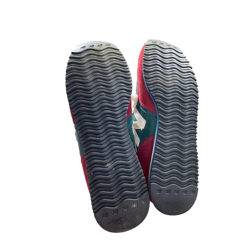 New Balance 620 Womens Red Green Suede Sneakers Size 9 SKU 8705 - Image 7