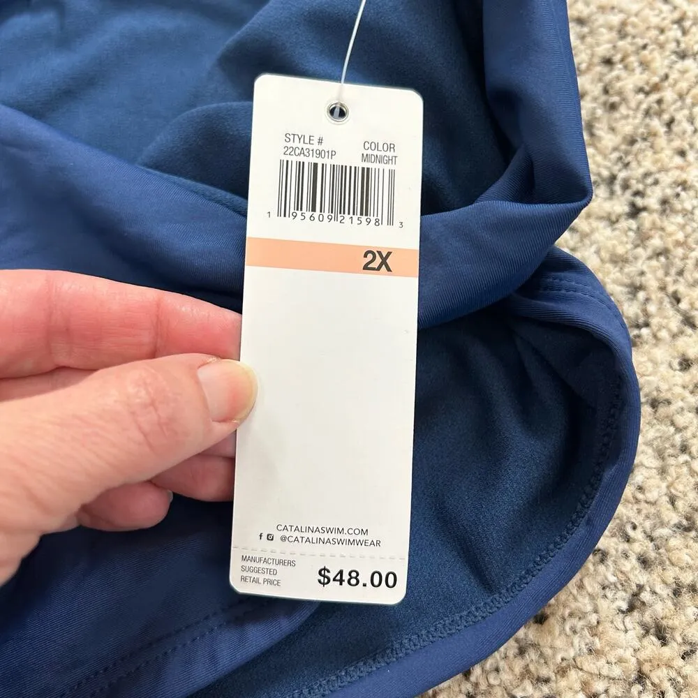 Catalina Womens High Rise Swimsuit Bottoms - Image 2