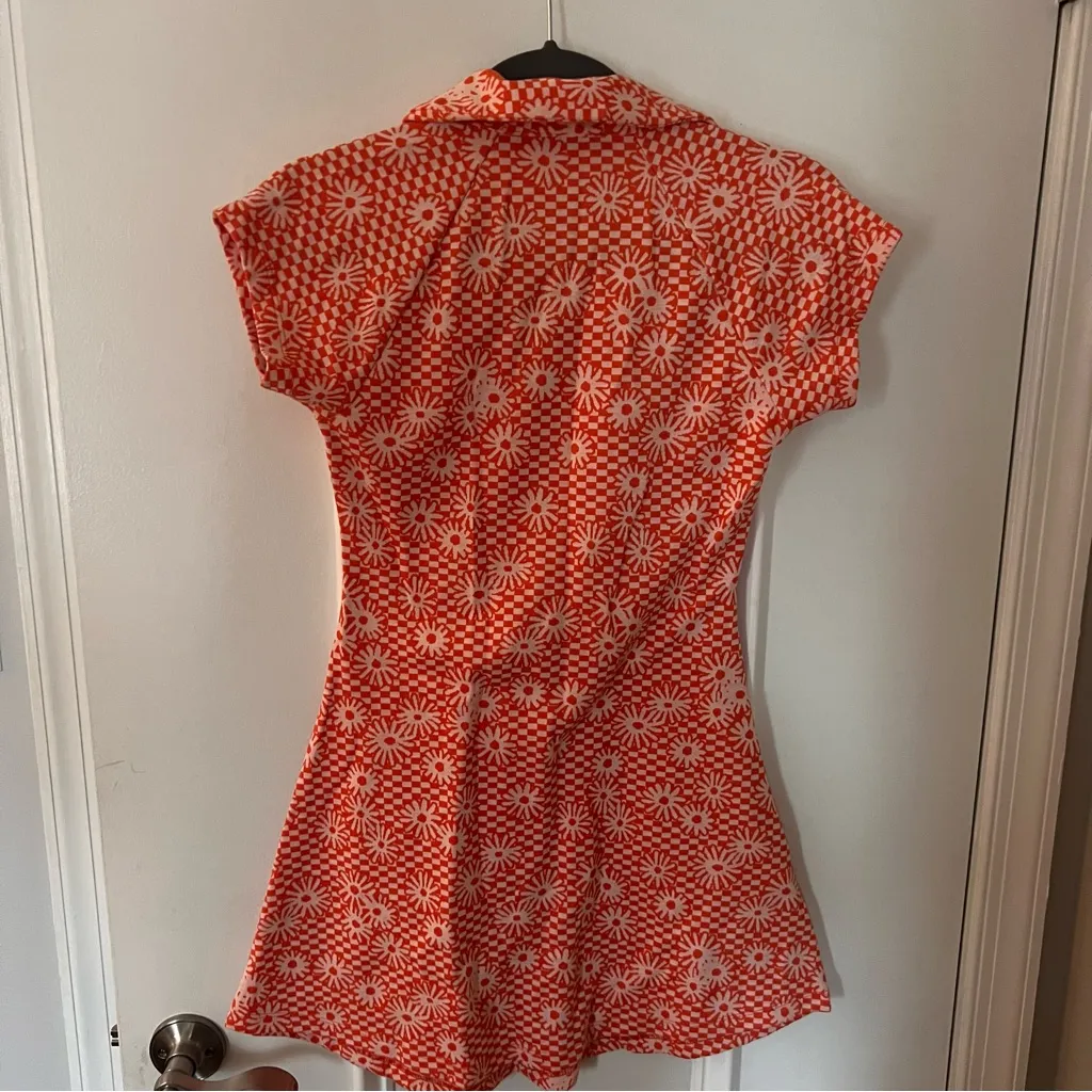 Urban Outfitters Red Floral Button Down Shirt - Image 2