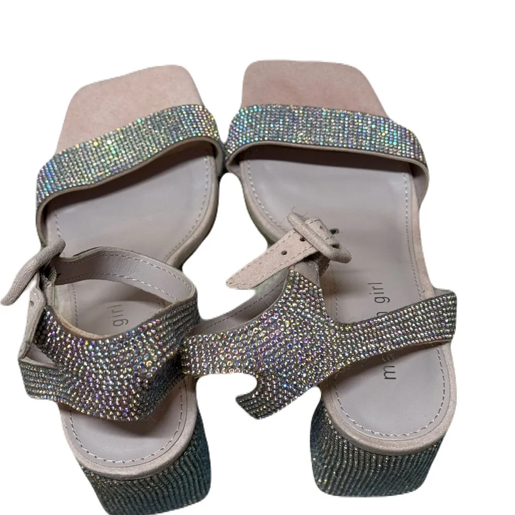Madden Girl  Rhinestone Embellished Sandals - Image 4