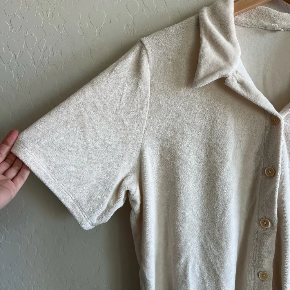 Aritzia  Wilfred Free Sunny Shirt Short-sleeve terry button-up - Image 4