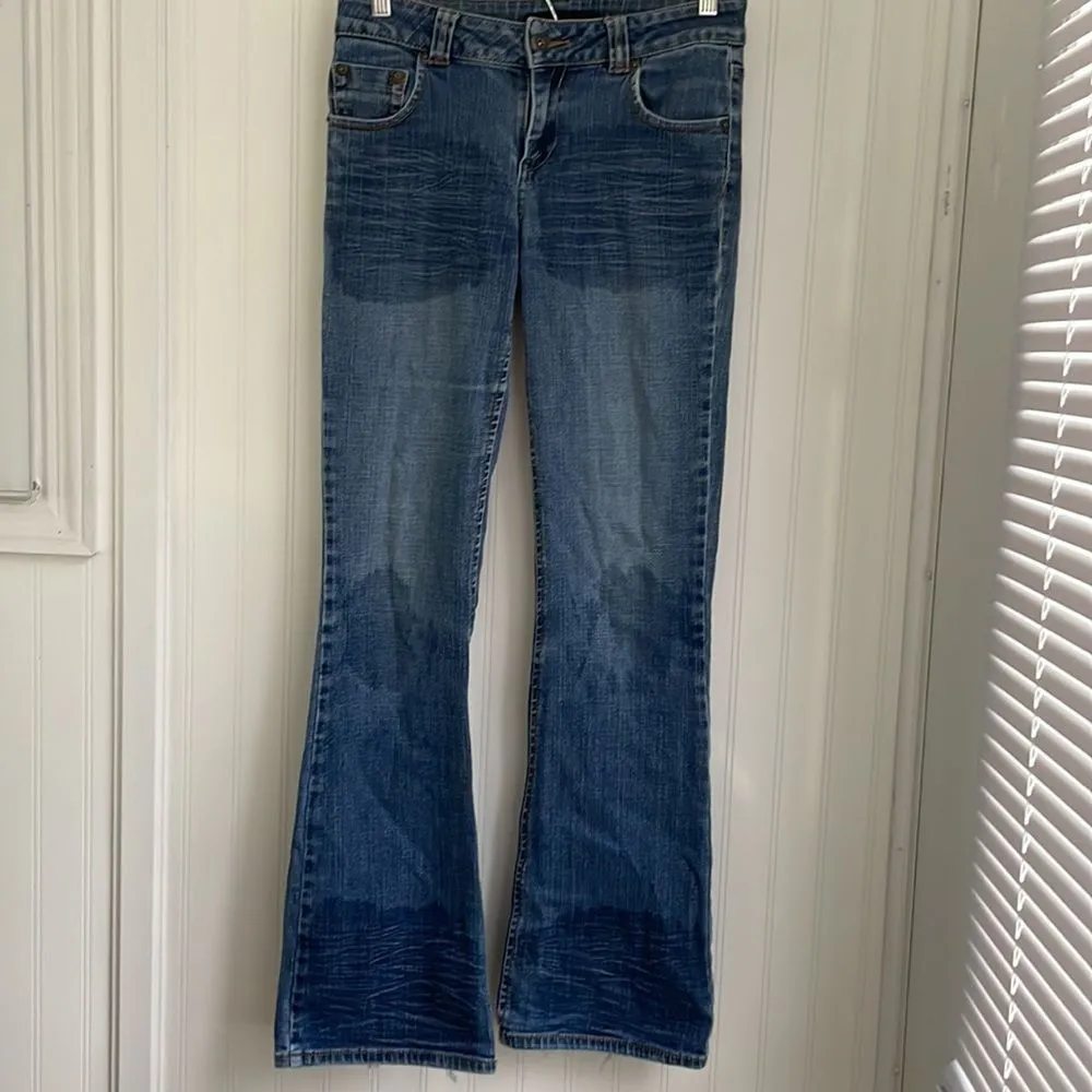 Buffalo David Bitton Rox-X women’s jeans faded distressed bootcut Y2K size 28 - Image 6