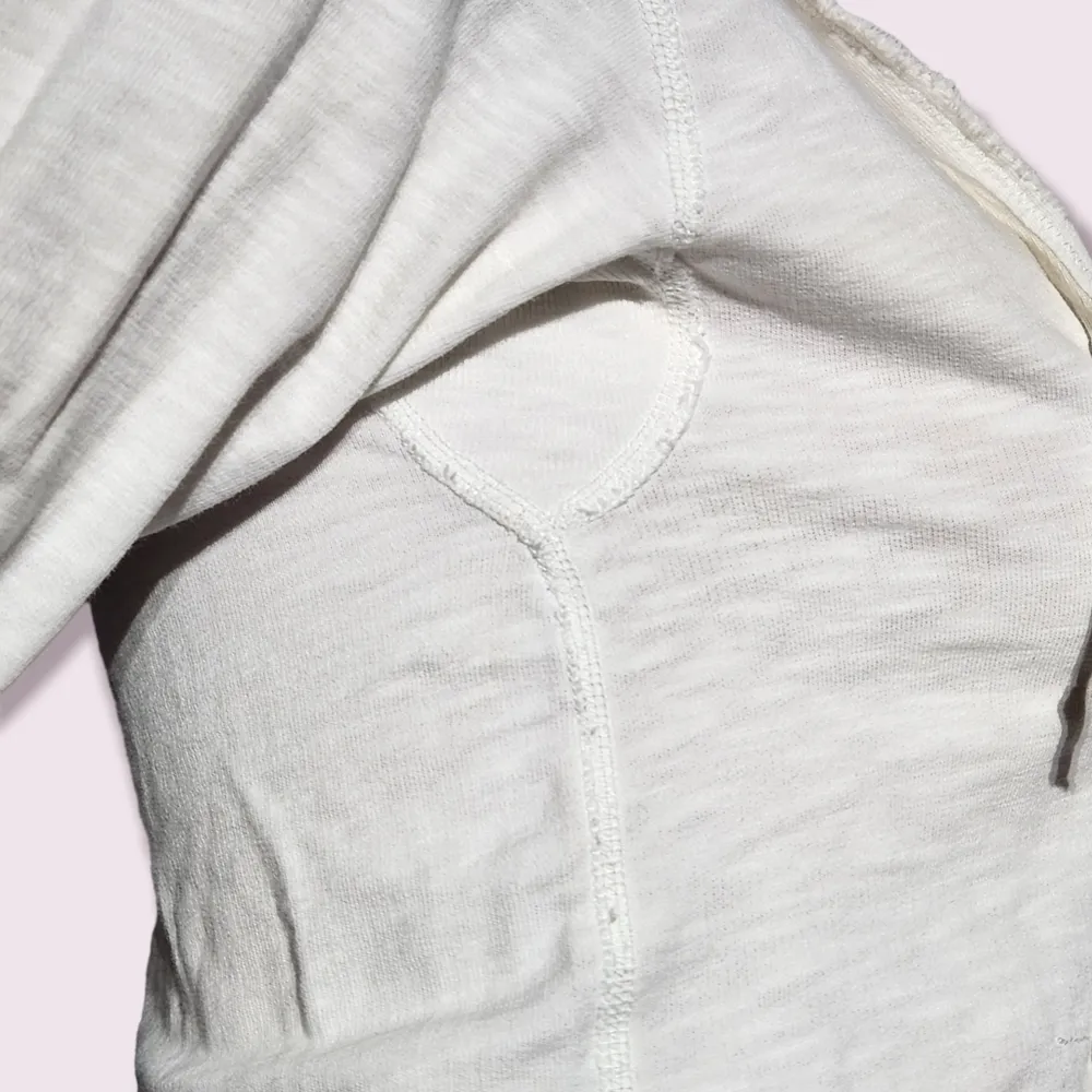 J. Crew Women’s French Terry Distressed Hoodie, Size XS - Image 7