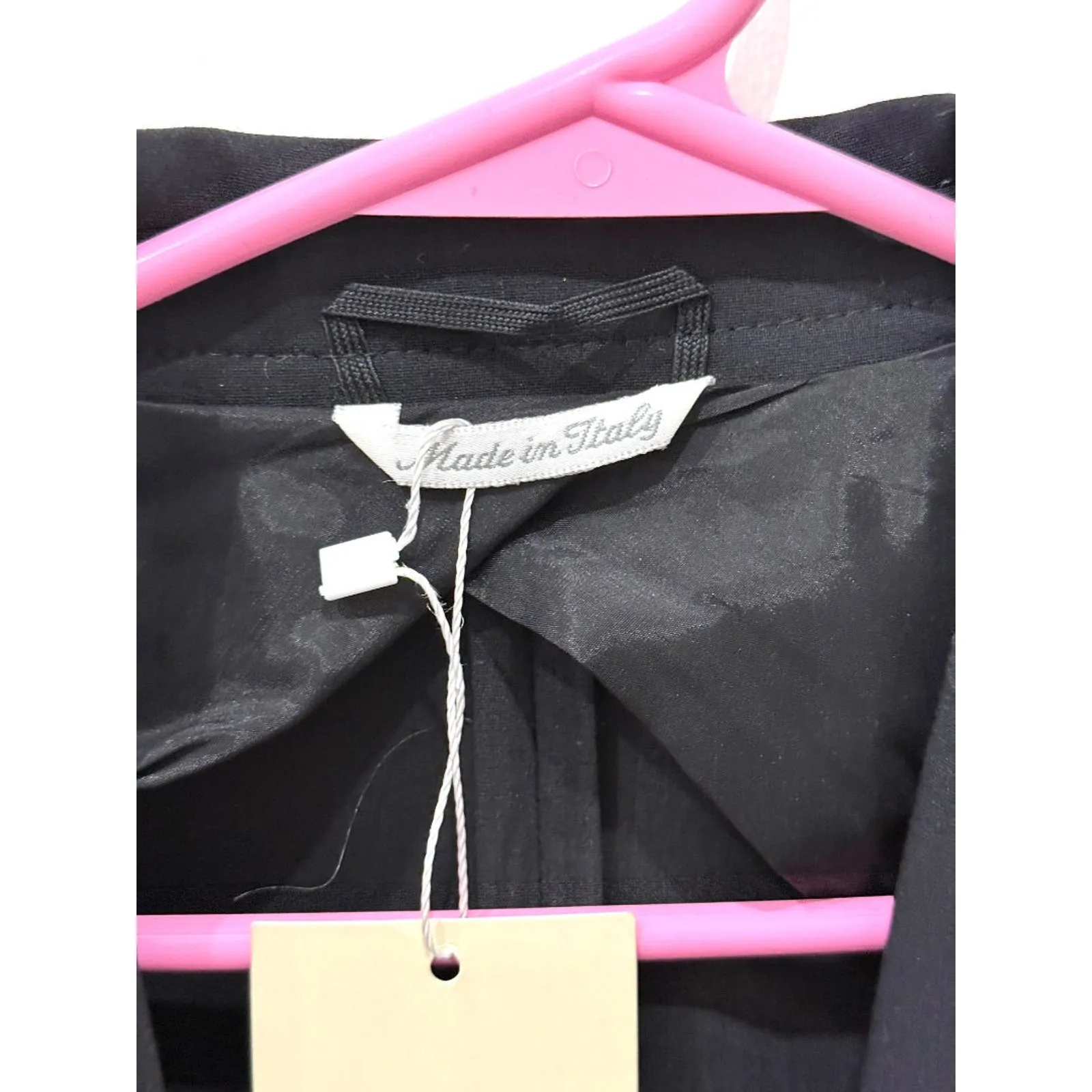 Max Mara Slim Fit Wool Blend Single Breasted Blazer Suit Black Women's Size 8 - Image 3