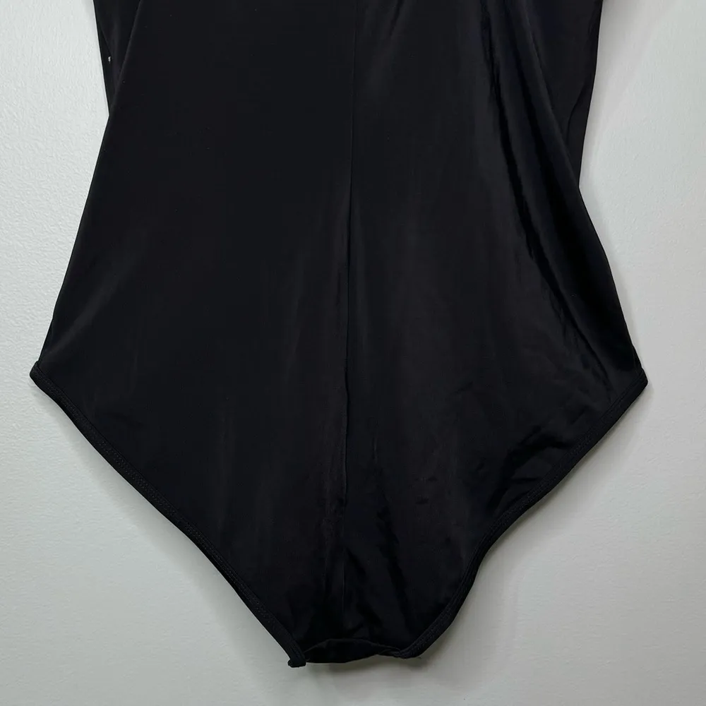 Torrid Neon Pink & Black Lattice Push Up One Piece Swimsuit Size 2 - Image 8