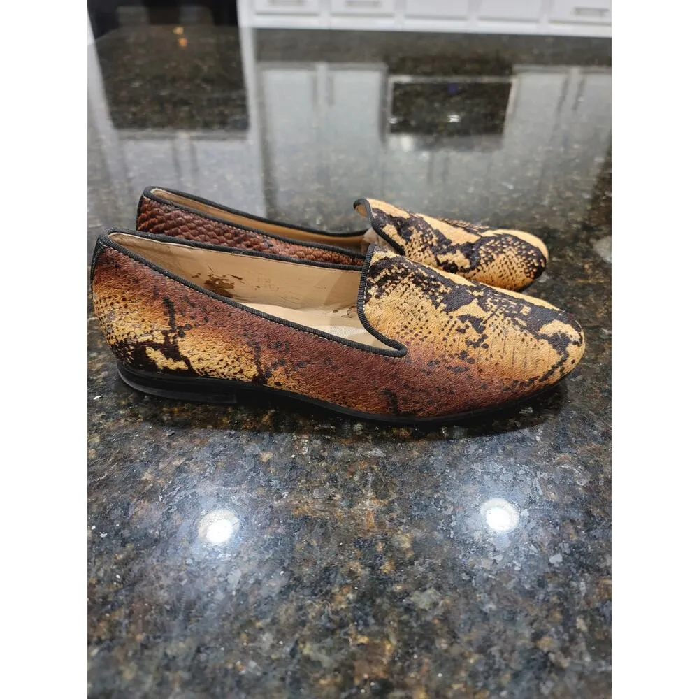 Antonio Melani Loafer Shoes Womens Sz 8.5M Multi Leopard Print Round Toe Slip On - Image 10