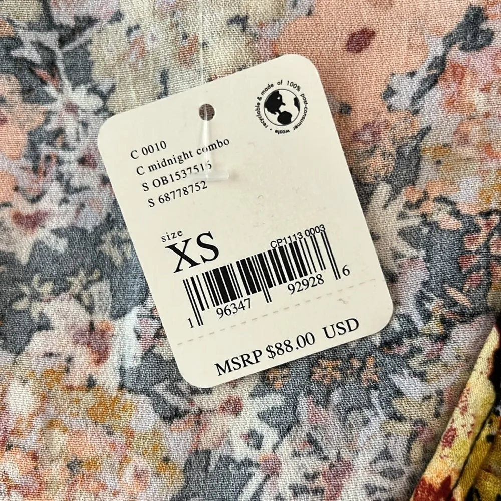 Free People NWT Floral w/ Lace 
Heat Wave Bodysuit Size XS - Image 5