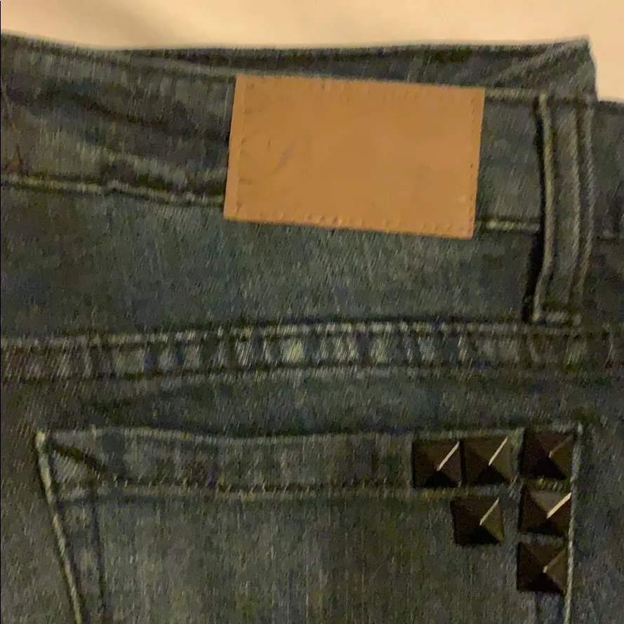 Rue 21 Premiere Denim Blue Jeans Black Studding - Image 4