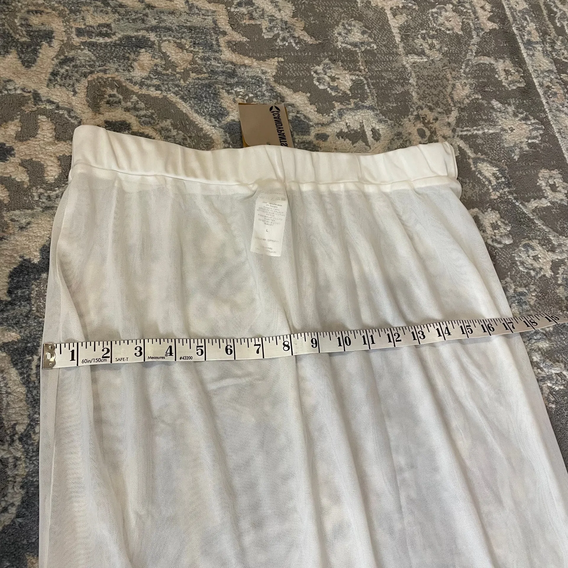 Candypants beach skirt in white Size L - Image 4
