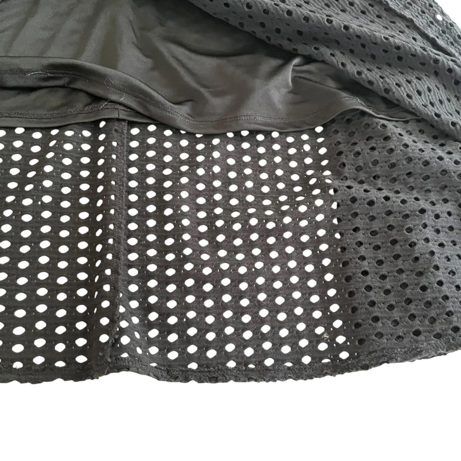 Alfani Black A-Line Eyelet Midi Skirt Women’s Size XL - Image 8