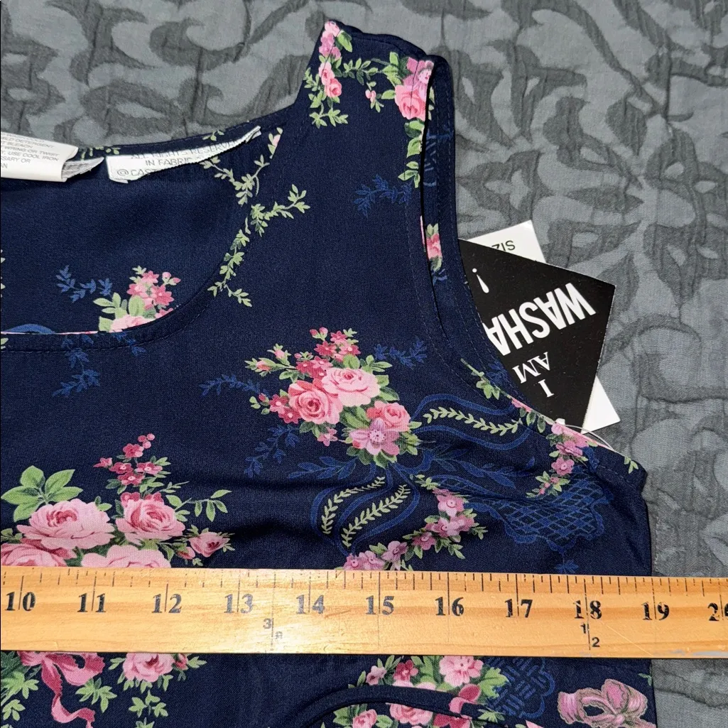 Vintage Dress Barn Petite 2 pc set sz 10P short sleeve pink button up cardigan - Image 11