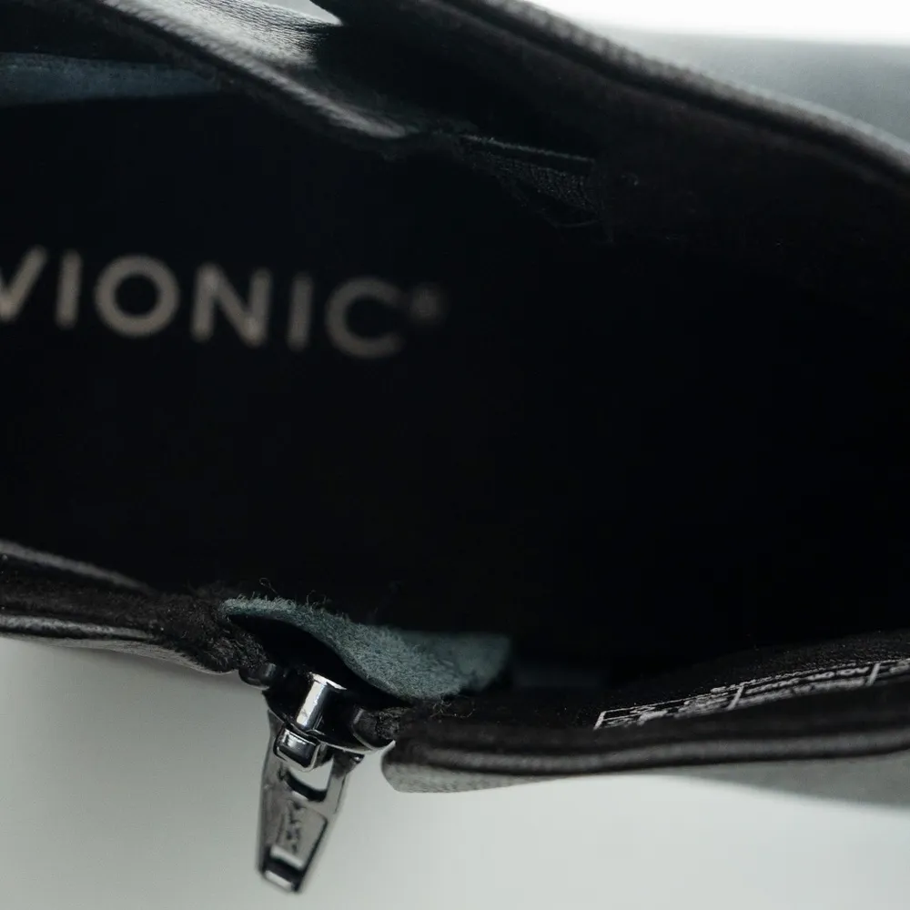 Vionic | New Lyssa Distressed Leather Heeled Ankle Boot - Image 7