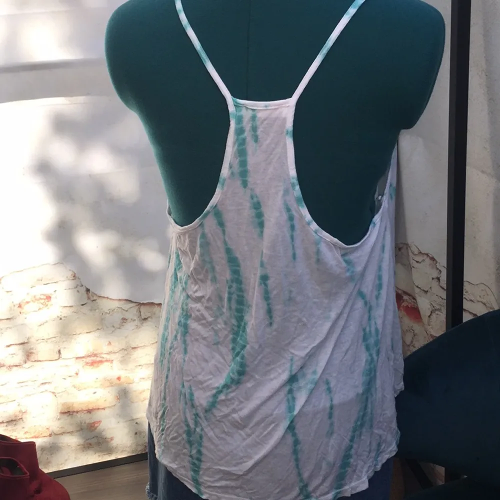 Renee C Women’s Tie Dye Racerback Trapeze Lightweight Summer Beachy Tank Top - Image 3