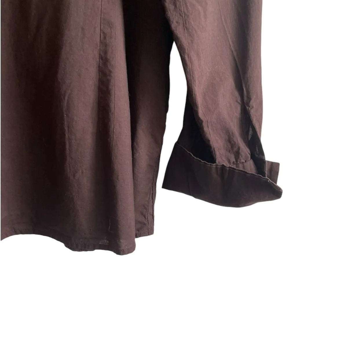 Cato Women Top‎ 18/20 Brown Embroidered Button Up Boho Cowgirl Western Casual - Image 5