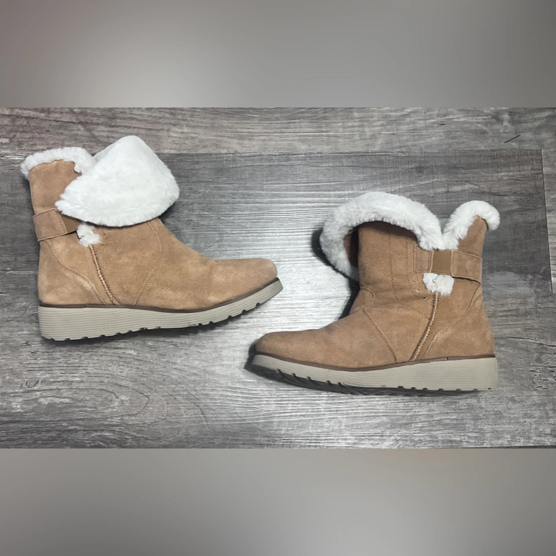 Skechers Keepsakes Wedge Cozy Peak Mid Calf Boots - Image 3