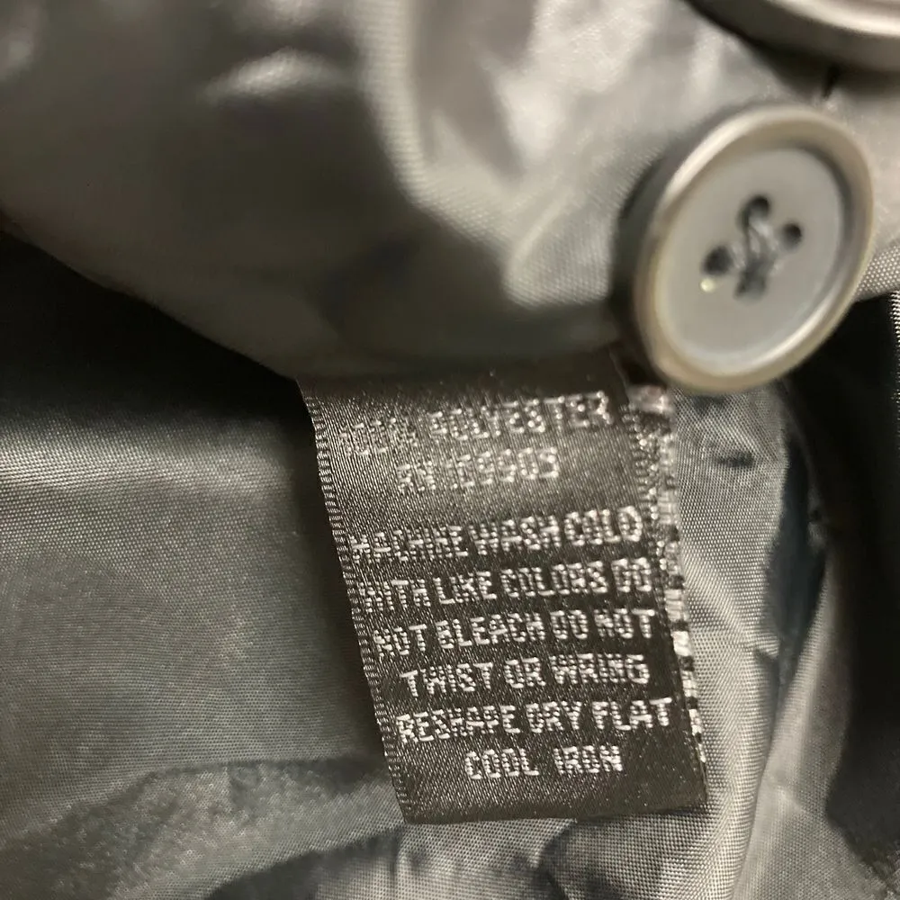 ESSENTIALS By Milano Women’s Black with Gold Metallic Jacket XL‎ - Image 6