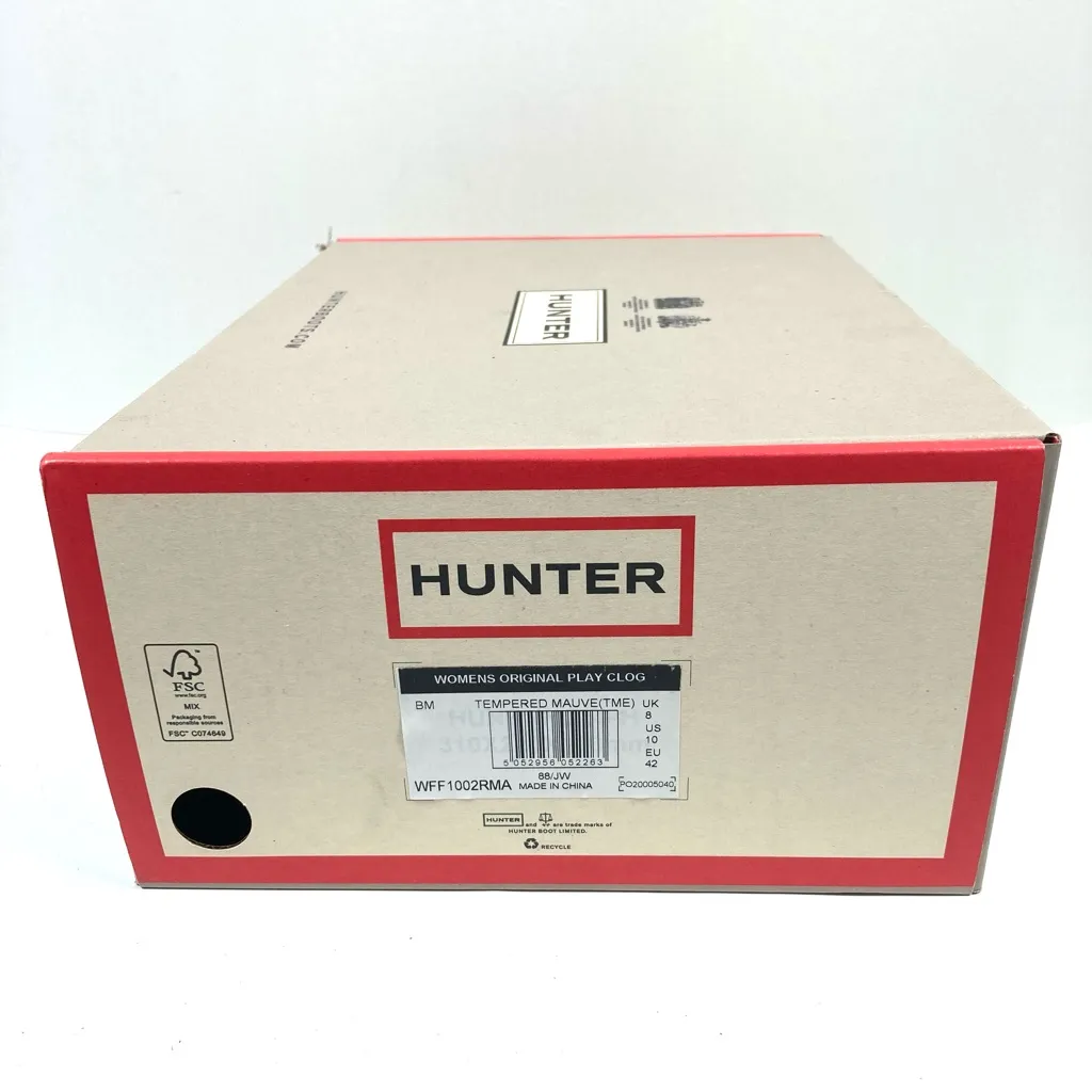 Hunter Original Play Clogs Tempered Mauve 10 NEW WFF1002RMA - Image 16