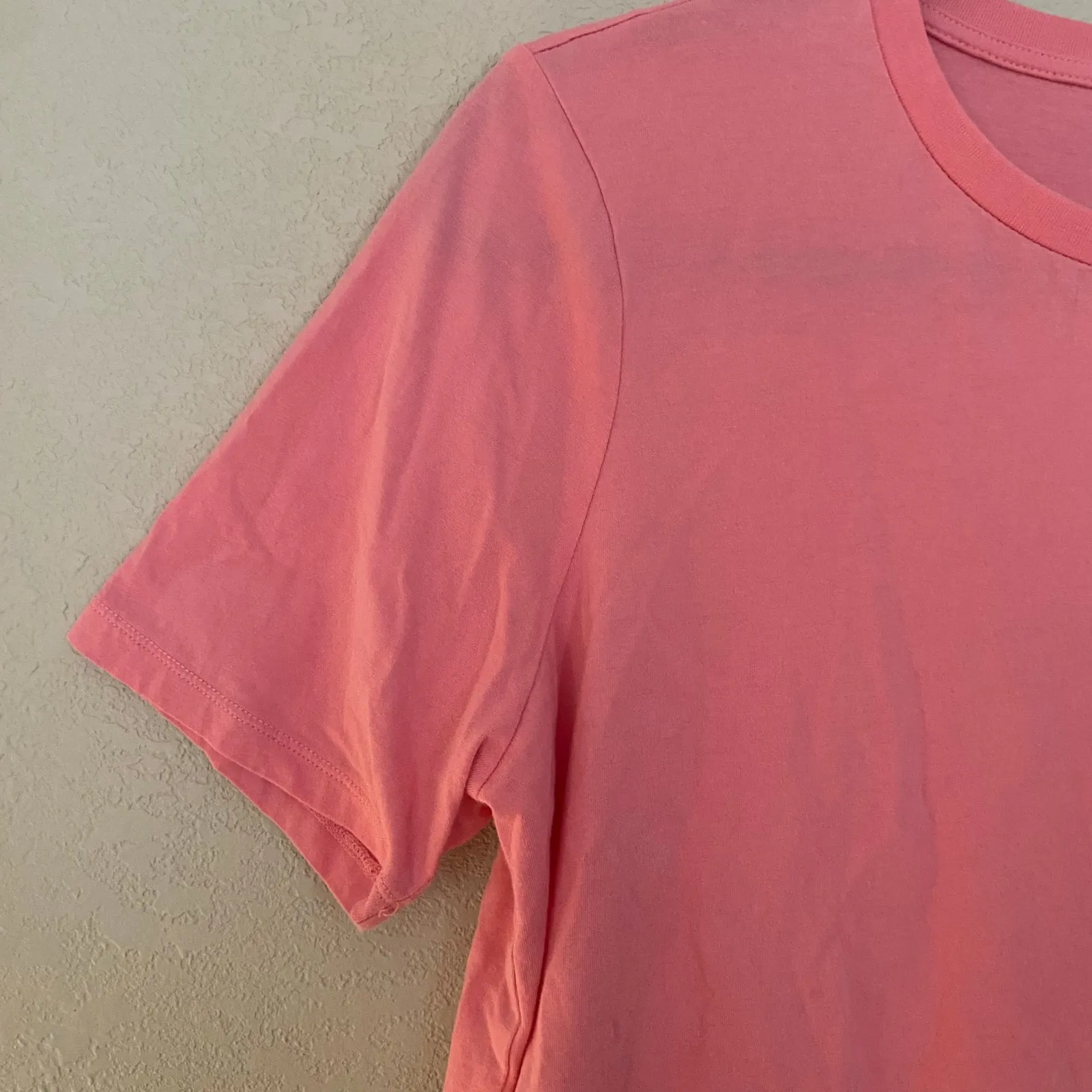 Boden Light Pink Crewneck Short Sleeve Tee Basic 100% Cotton Women's size Medium - Image 5