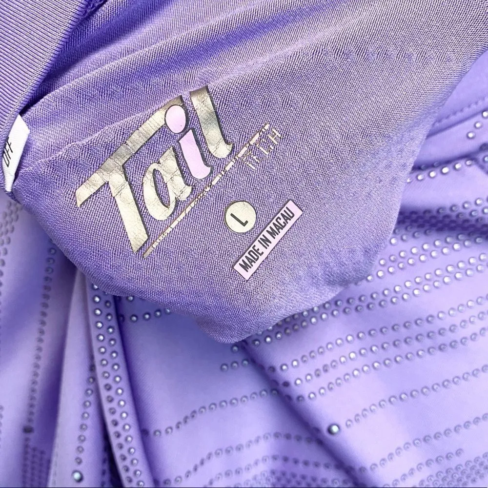 Tail Tech Purple straight pull Up Studded Skirt Size L - Image 5